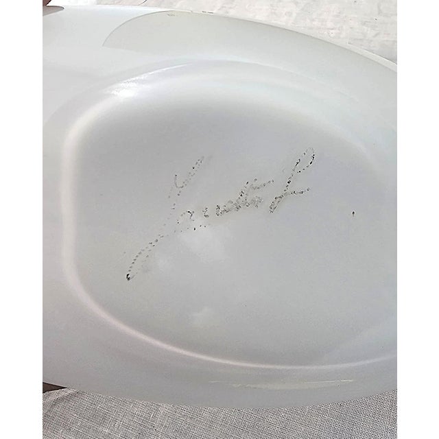 Artistic Glass Swan Sculpture by Licio Zanetti Murano, 1960s For Sale - Image 6 of 9