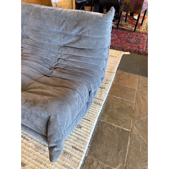 Michel Ducaroy for Ligne Roset Togo Corner Seat, Alcantara Chic For Sale - Image 9 of 12