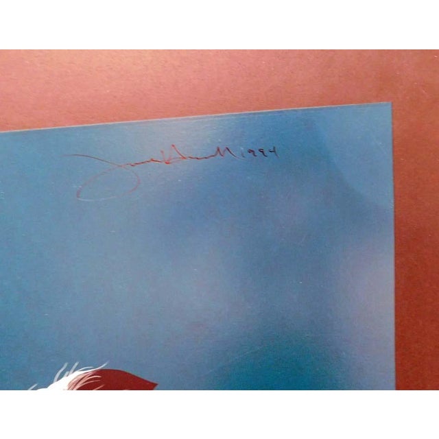 Impressionist Frank Howell "A Blue Sea Rising" 1994 Original Serigraph Hand Signed For Sale - Image 3 of 8