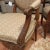 Tan Pair of Traditional 19th Century Louis XVI Style Accent Chairs For Sale - Image 8 of 13