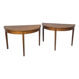 Fine Regency Mahogany Console Tables, 1920, Set of 2 For Sale