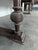 Wood Art Deco Brasserie Bench in Oak and Burl Wood with Burgundy Imitation Leather Seat, 1930s For Sale - Image 7 of 11