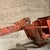 Mid-Century Modern Vintage 1940s–1950s Structo Pressed Steel Orange Road Grader Toy For Sale - Image 3 of 12