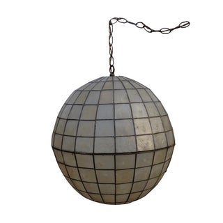 Capiz Shell Hanging Light For Sale