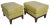Late 20th Century Pr. Leather Ottomans on Solid Wood Base C 1970/1980's For Sale - Image 5 of 13