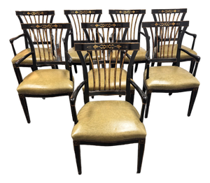 Sloan Miyasato Gothenburg Armchairs, Set of Eight