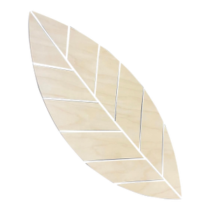1990s Euc Showroom Finland Leaf Platter Charcuterie Board