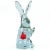 Late 20th Century Cenedese Murano Antonio Da Ros Alexandrite Purple Red Heart Vintage Italian Art Glass Rabbit Figurine For Sale - Image 5 of 7