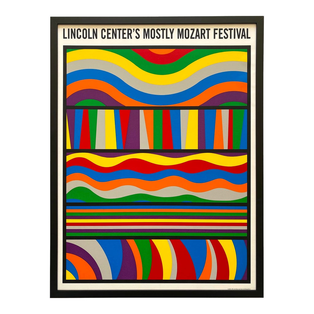 Sol LeWitt Vintage 1998 Modernist Silkscreen Print Limited Edition