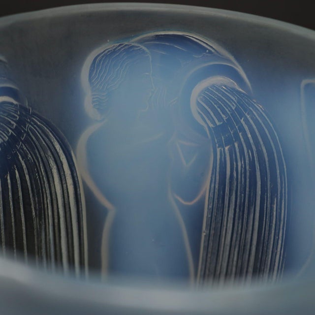Rene Lalique Opalescent Glass Danaides Vase For Sale - Image 9 of 15