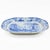 Wedgwood Large Antique 19th Century Wedgwood Blue and White Transfer Meat Platter For Sale - Image 4 of 7