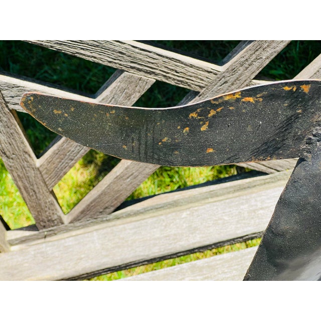 Vintage Hand Wrought Iton Dog For Sale In Chicago - Image 6 of 9