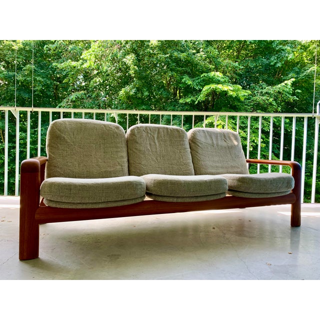 Mid-Century Danish Teak Sofa from Dyrlund, 1970s For Sale - Image 17 of 18