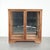 Antique Dutch Oak Display Cabinet with 2 Doors, Glass Shelves and Mirrored Back For Sale - Image 16 of 16
