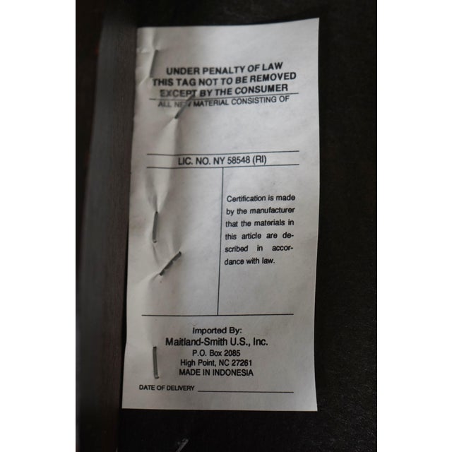 Set of 8 Maitland Smith Mahogany Philadelphia Dining Chairs For Sale - Image 18 of 18