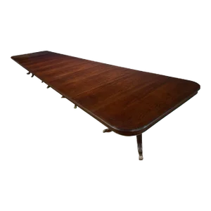 Crotch Mahogany Banquet Table. Made-To-Order