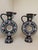 Antique Set -2 German Ceramic Ewers by Hugo Lonitz Lions and Cherubs For Sale - Image 11 of 11