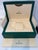 Wood Rolex Watch Box, New Creme Empty Acs. Oyster L Perpetual Sky Dweller Brand New For Sale - Image 7 of 18