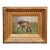 19th Century Belgian Animal Oil Painting in Gilt Frame Signed Paul H. Schouten For Sale