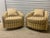 Vintage Mid-Century Modern Swivel 80s Barrel Lounge Chairs Attributed Milo Baughman Set of Two . For Sale - Image 12 of 12