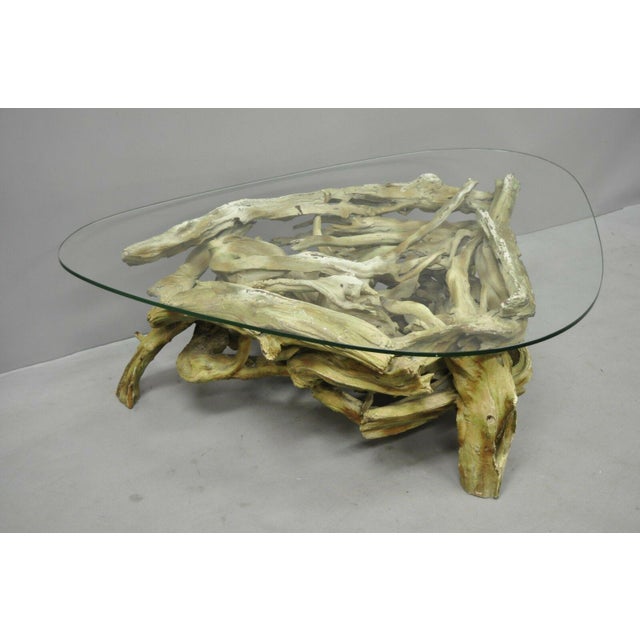 Mid Century Modern Sculptural Driftwood Coffee Table Chairish