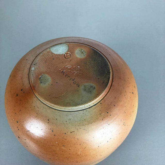 Abstract Ceramic Studio Pottery Vase Object from Horst Kerstan, Kandern, Germany, 1980s For Sale - Image 12 of 14