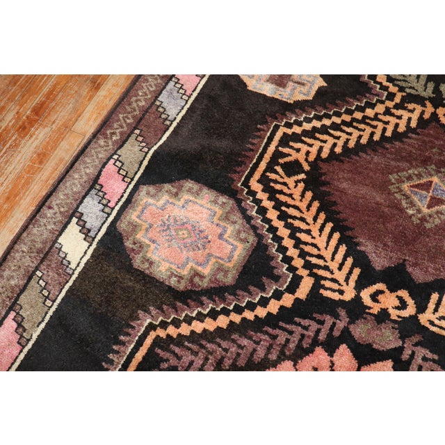 Boho Chic 20th Century Zabihi Collection Turkish Kars Anatolian Corridor Rug - 6'3" x 17' For Sale - Image 3 of 10