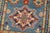 Kazak Runner 2’8” X 9’8” Blue Wool Tribal Hand-Knotted Oriental Rug For Sale - Image 4 of 12