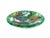 This striking centerpiece bowl is an authentic example of fused art glass from the renowned Nahariya Glass studio in...