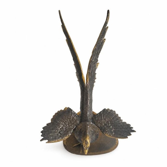 Bronze Pheasant Sculptures, 1950s, Set of 2 For Sale - Image 4 of 9