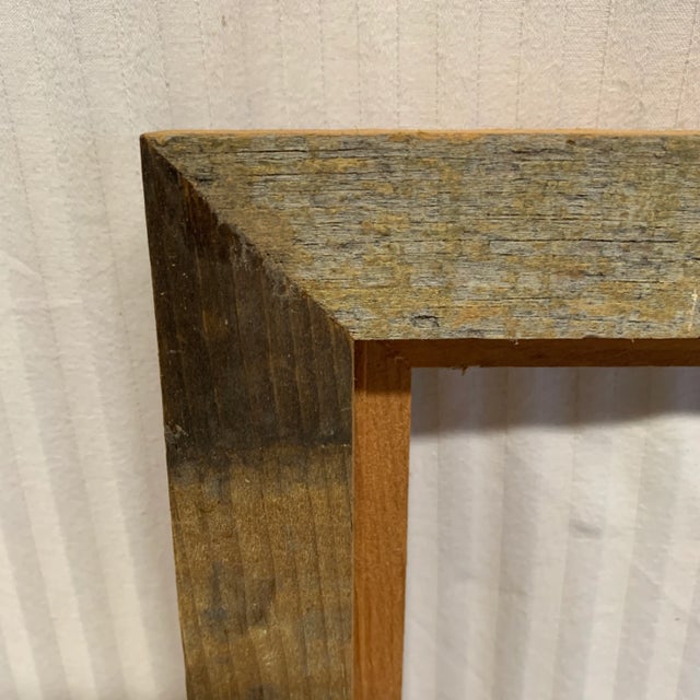 Picture Frame of Barn-Wood Salvage For Sale In New York - Image 6 of 10