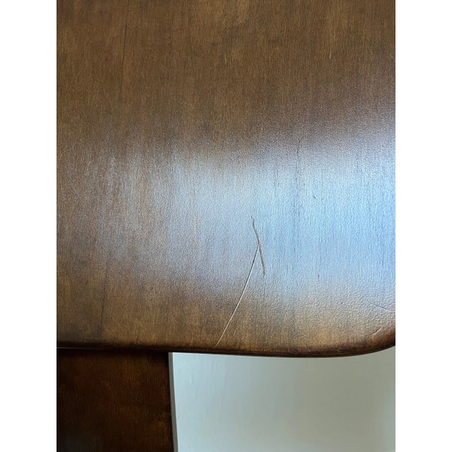 Wood Mid 20th Century Walnut Finish Bentwood Dining/Accent Chair - Set of 2 For Sale - Image 7 of 11