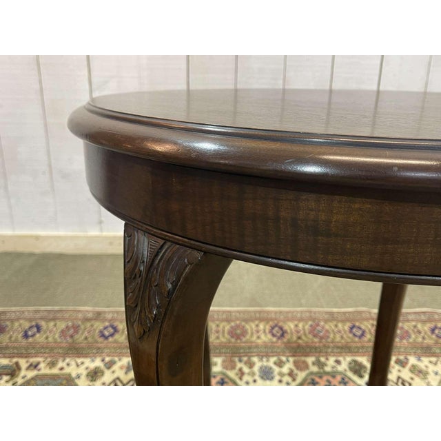 English Beech Pedestal Table, 1950s For Sale - Image 3 of 6