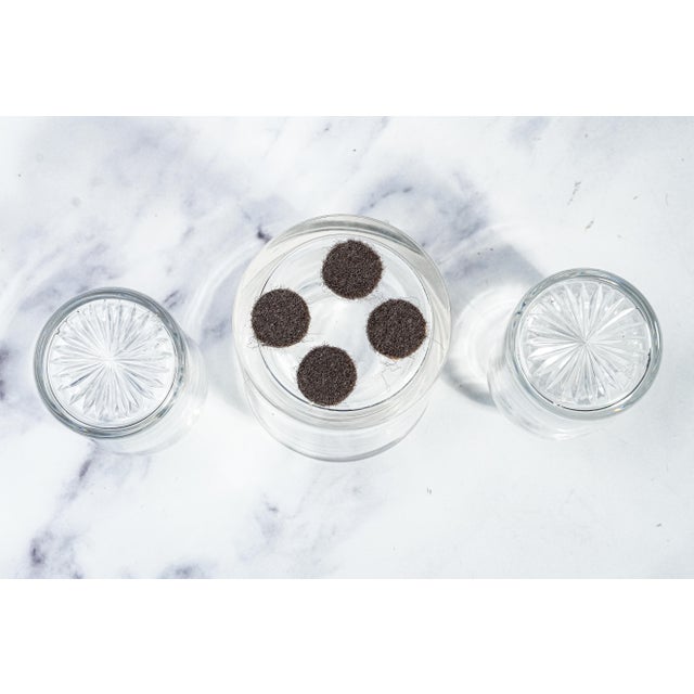 Impressive 3 Piece Antique Crystal Sterling Silver Bottle Jar Vanity Dresser Set For Sale - Image 16 of 17