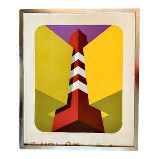 Coastal Marko Spalatin Signed and Numbered Light House Print For Sale