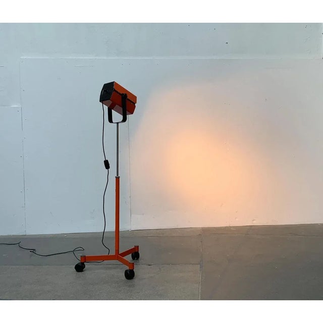 Vintage Swedish Space Age Studio Floor Lamp from Alda For Sale - Image 6 of 18