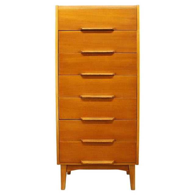 Mid-Century Maple Chest of Drawers, Czechoslovakia, 1960s For Sale - Image 17 of 17