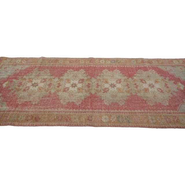 Mid 20th Century Vintage Turkish Runner-3′3″ × 9′2″ For Sale - Image 4 of 7