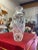 Shabby Chic Vintage Crystal Lennox Bud Vase For Sale - Image 3 of 5