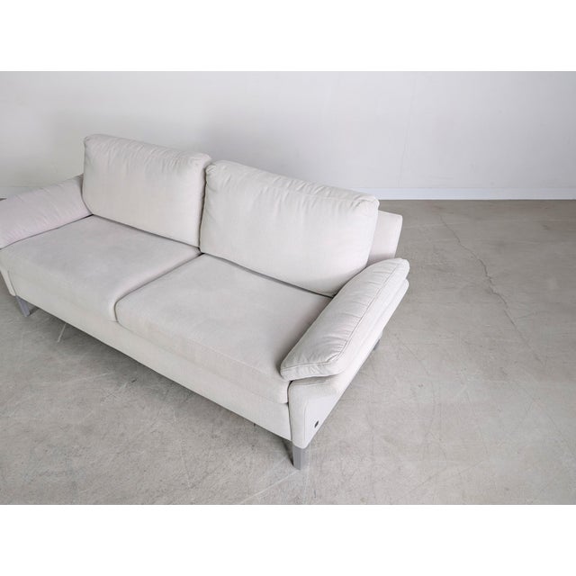 Cream 3000 Three-Seater Sofa in Cream Beige from Rolf Benz For Sale - Image 8 of 11