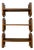 Mid Century Modern Nautical Hanging Shelves For Sale