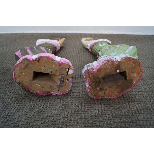 Vintage Italian Carved Wood Display Arms - A Pair For Sale - Image 9 of 10