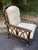Goldenrod Vintage McGuire Rattan Lounge Chair and Ottoman With New Upholstery For Sale - Image 8 of 11