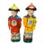 Vintage 1940's Chinese Qing Dynasty Porcelain Figurines- Set of 2 For Sale