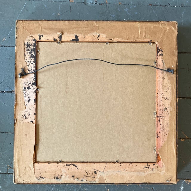 1960’s Original Still Life With Fruit & Female Nude Painting Signed Ornate Vintage Frame For Sale - Image 4 of 5