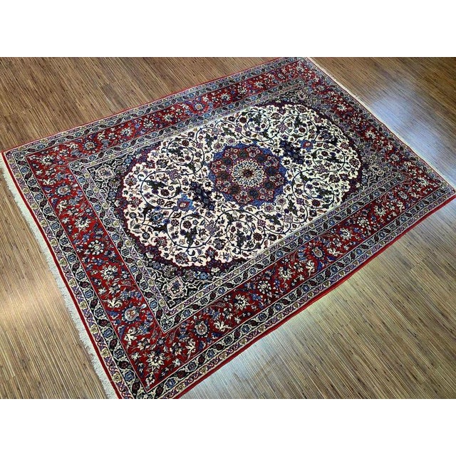 Middle Eastern Rug in Cork Wool For Sale - Image 6 of 11