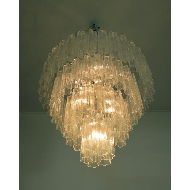 Italian Murano Glass Chandelier, 1980s, Set of 2 For Sale - Image 8 of 16