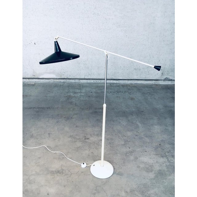 Panama Floor Lamp in Black by Wim Rietveld for Gispen, 1957 For Sale - Image 14 of 18