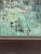 Wood Vintage Mid-Century Coastal Harbor Painting With Lighthouse and Fishing Boats, Framed. For Sale - Image 7 of 10