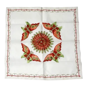 Vintage Embroidered Table Cloth